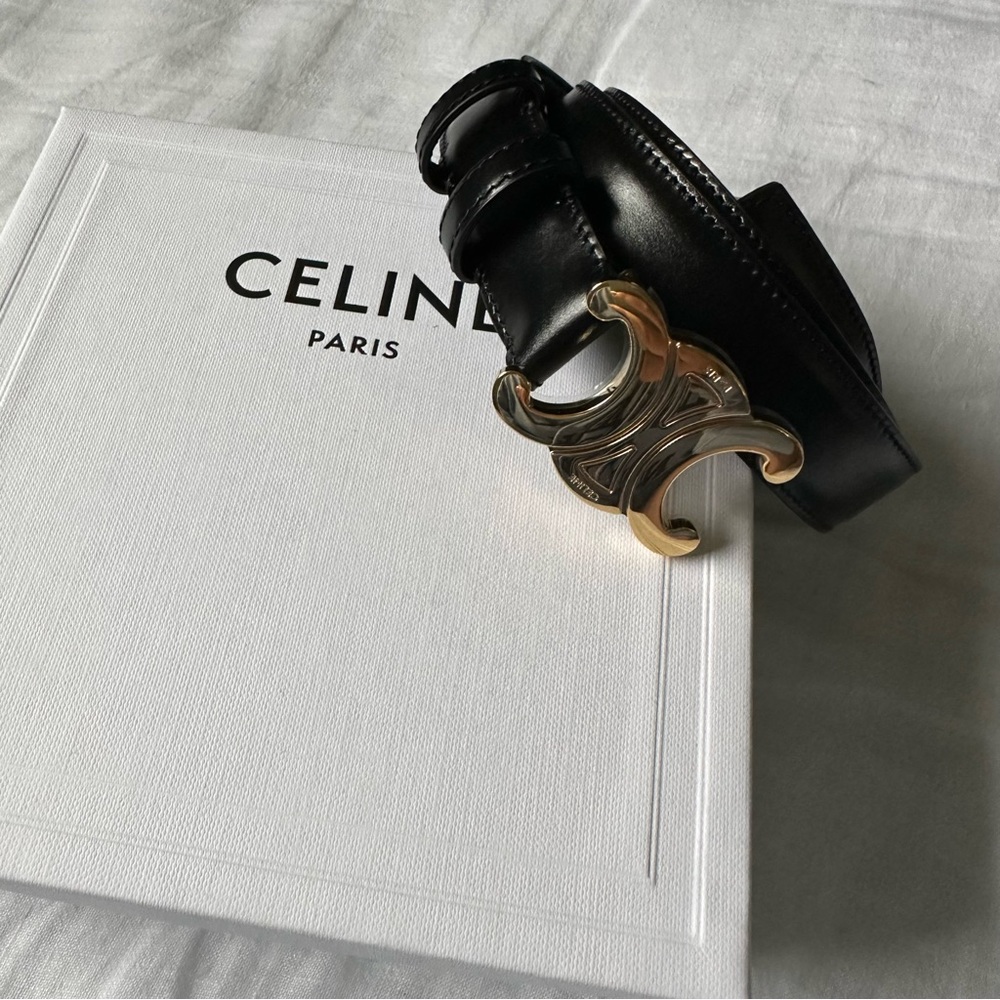 CELINE Medium Triomphe Belt, New Below Retail!